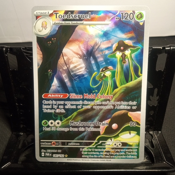 Toedscruel 185/182 SV04: Paradox Rift Holo Beautiful Pokemon Card - Picture 1 of 10